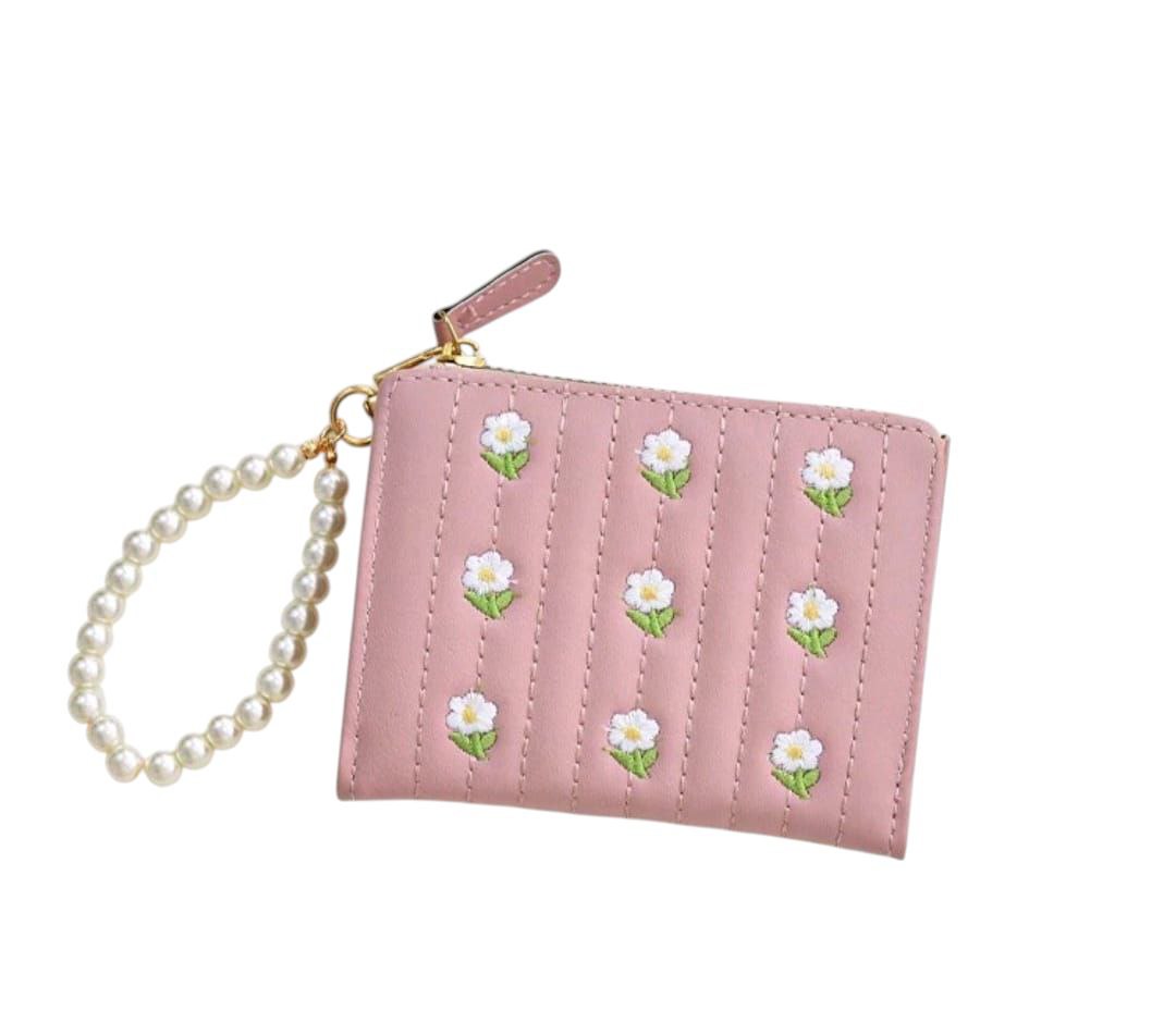 Women’s Large Capacity Floral Wallet – Korean Style Chic Design