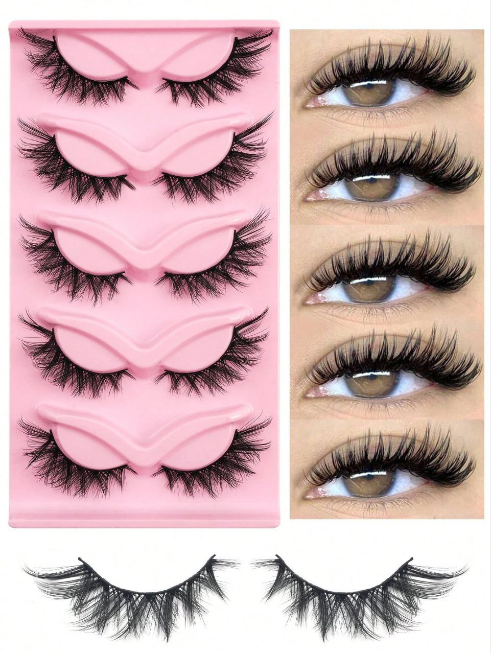 Eyelashes Set ( 5 Pairs )