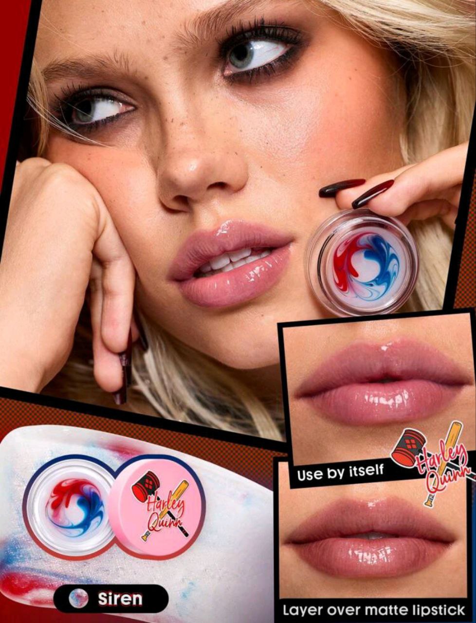 Harley Quinn X SHEGLAM Villainous Misfits Lip Jam – Moisturizing Gloss