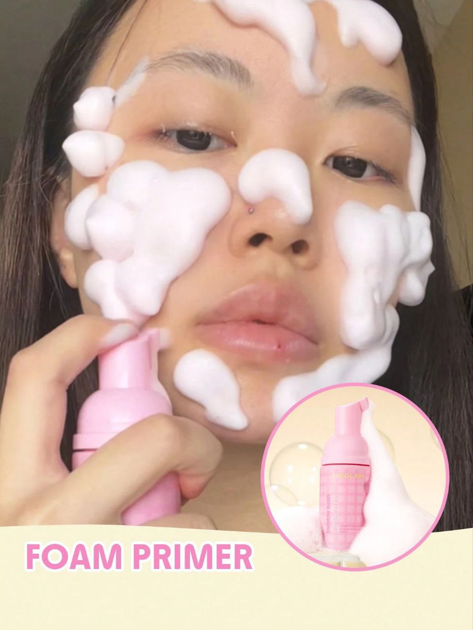 SHEGLAM Dream Foam Cloud Primer – Soft Blur Smoothing Base