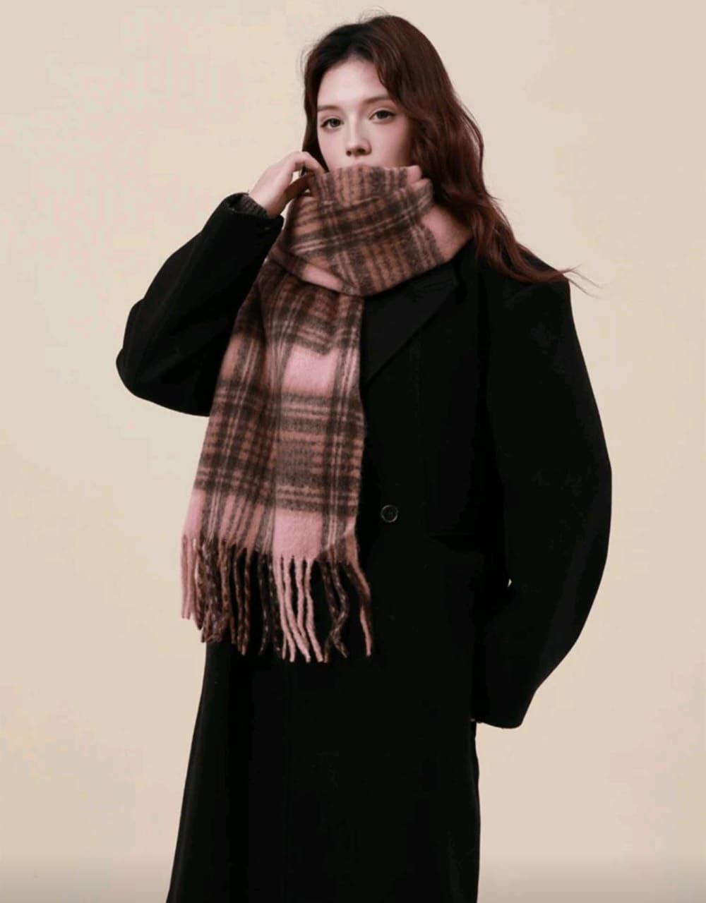 Luxury Mohair-Style Fur Shawl – Soft Winter Wrap