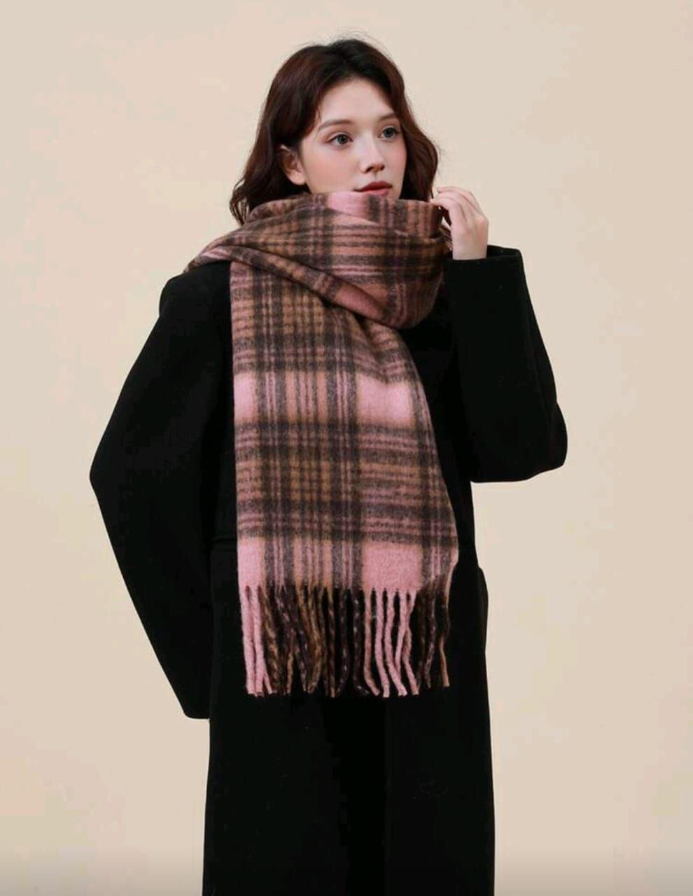 Luxury Mohair-Style Fur Shawl – Soft Winter Wrap