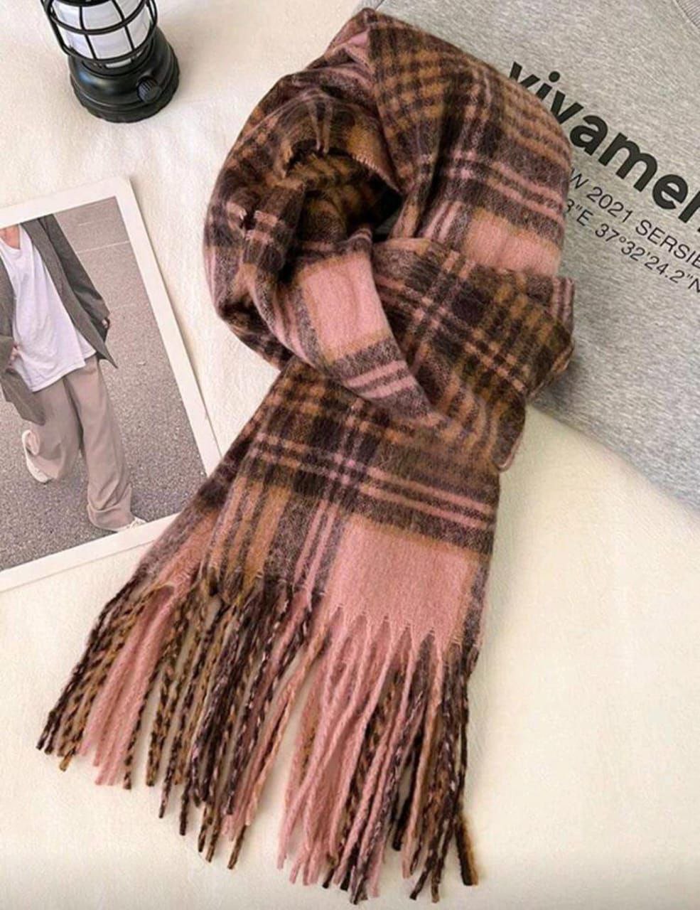 Luxury Mohair-Style Fur Shawl – Soft Winter Wrap