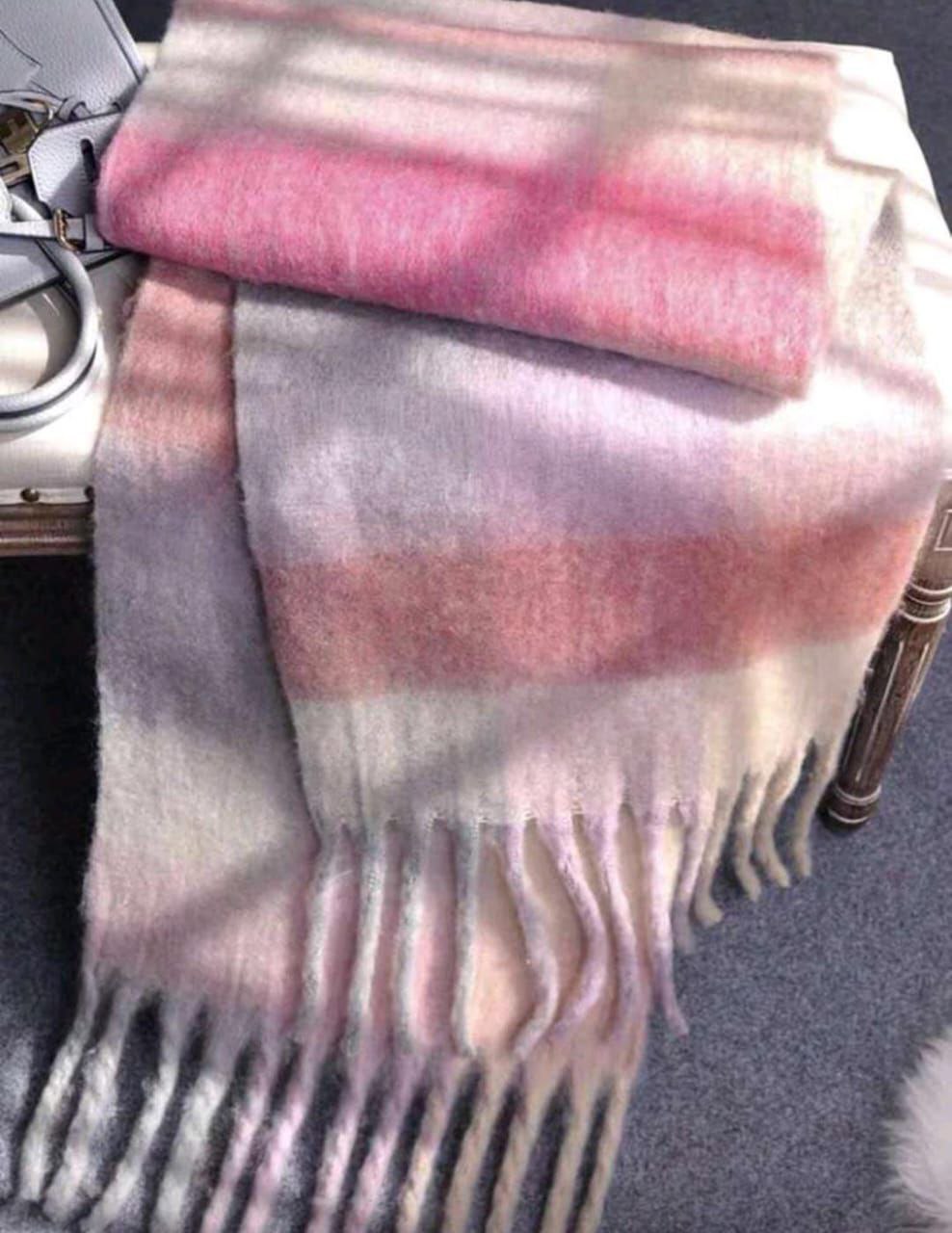 Luxury Mohair-Style Fur Shawl – Soft Winter Wrap