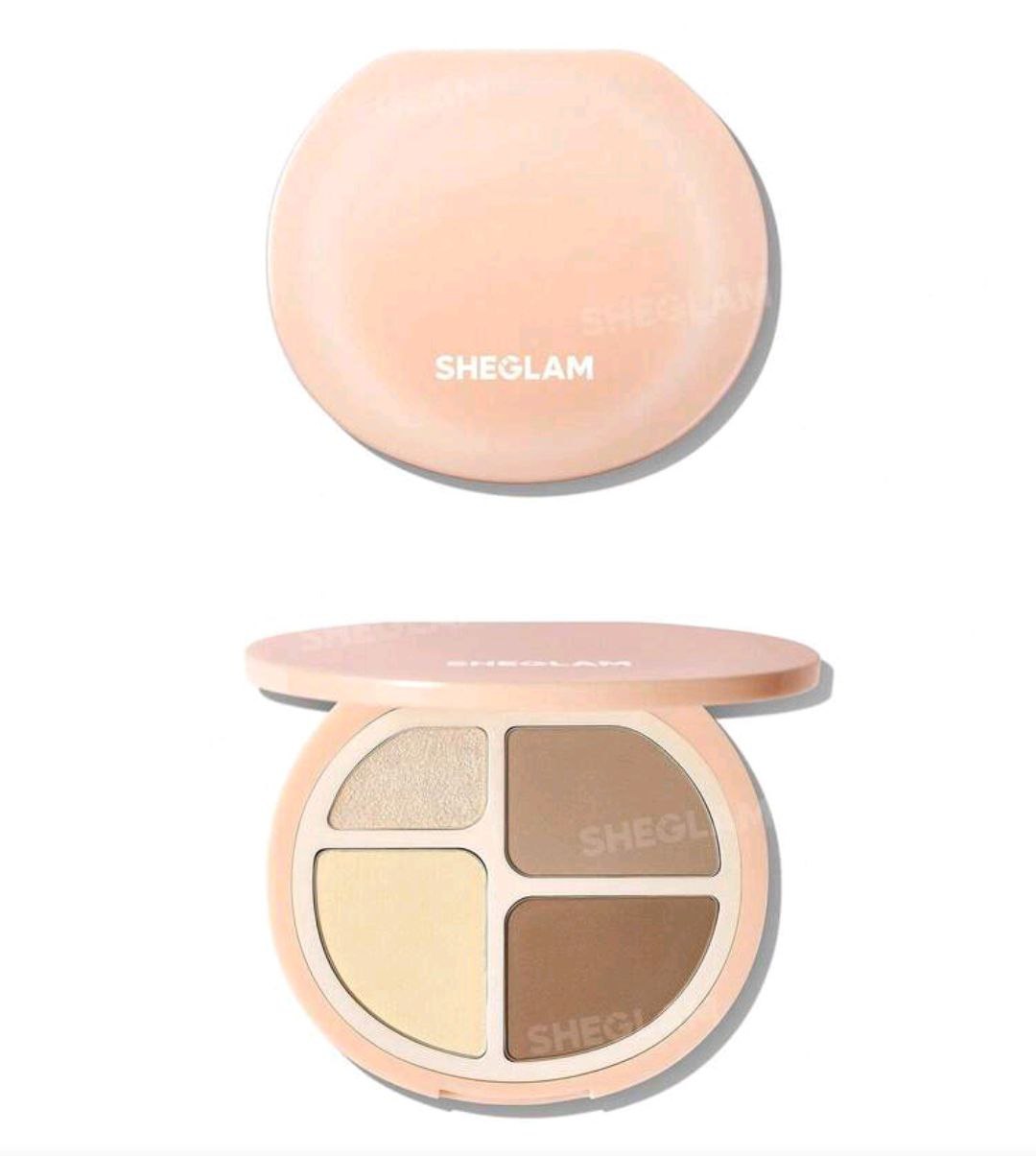 SHEGLAM Hypersculpt Highlight & Contour Palette – Warm