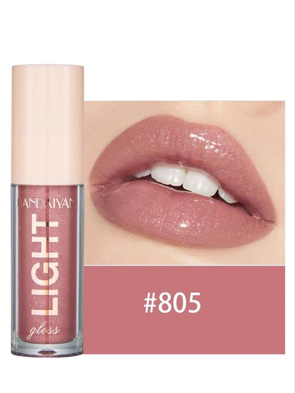 Lip Gloss ( Pink, Glittery )