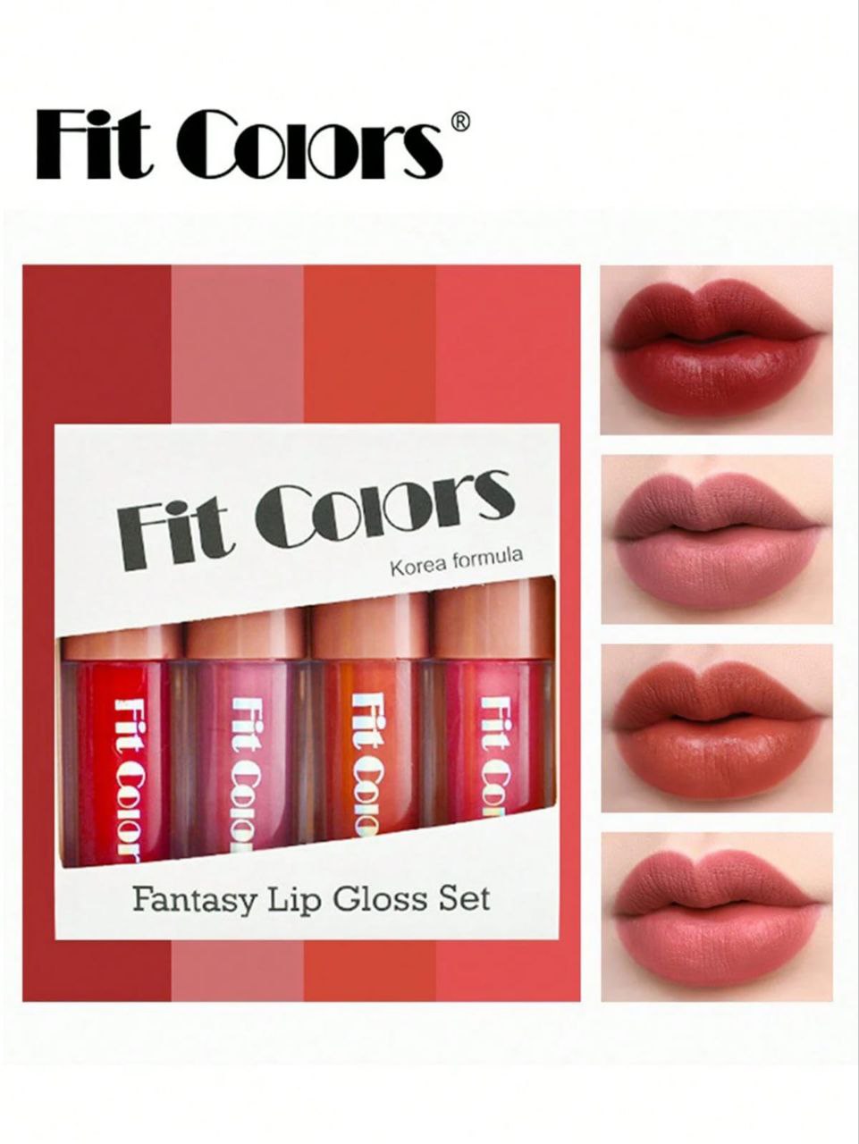 4Pcs Lip Gloss Set