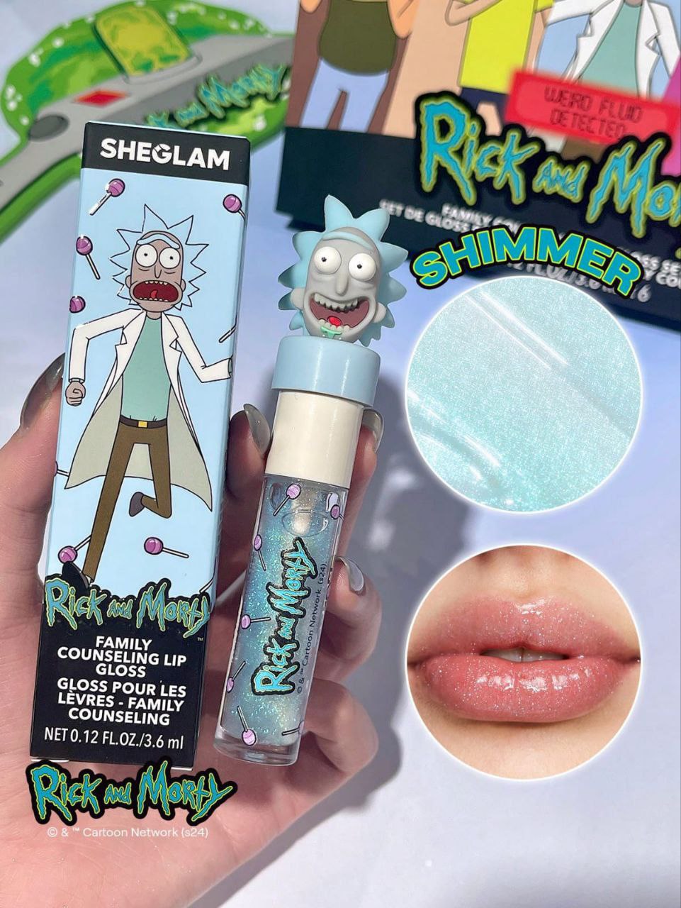 SHEGLAM Lip Gloss from Rick & Morty Set