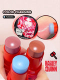 Harley Quinn x SHEGLAM Mischief Mallet Blush Stick – Color Changing Cream Blush, Natural Pigment, Long-Lasting Blendable Makeup for Women