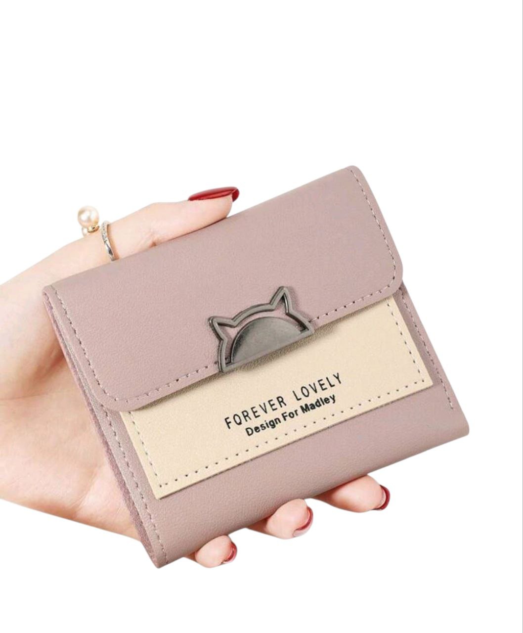 Compact Folding Bifold Wallet for Women – Small Pocket Wallet