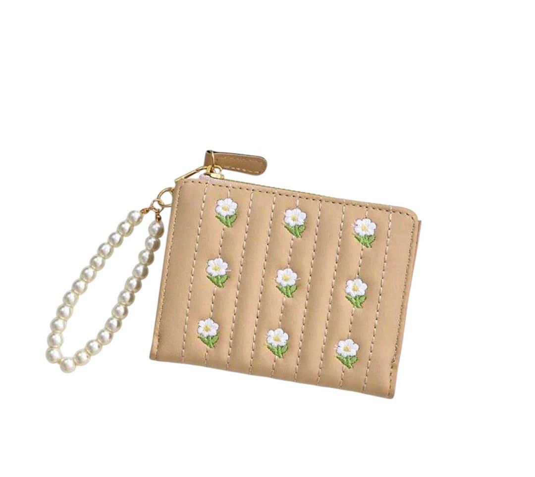 Women’s Large Capacity Floral Wallet – Korean Style Chic Design