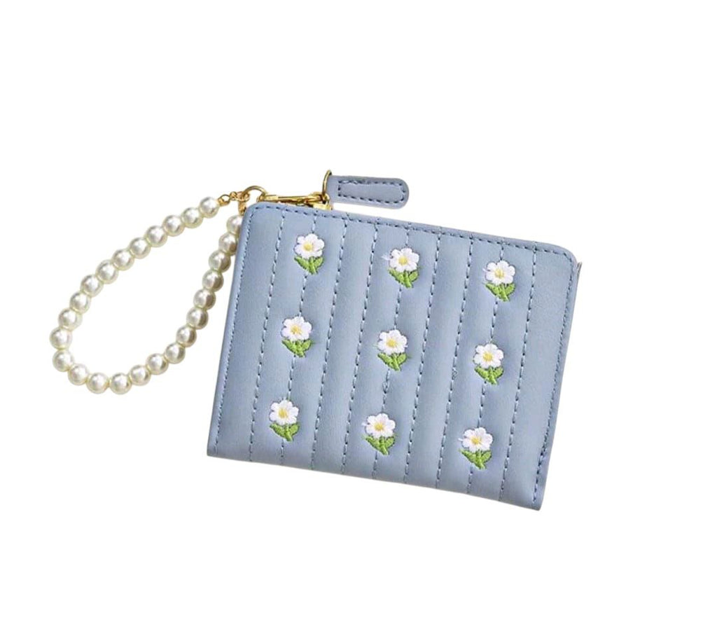 Women’s Large Capacity Floral Wallet – Korean Style Chic Design