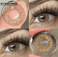 EYESHARE Brown Colored Contact Lenses – 14.5mm Annual Soft Lenses