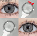 EYESHARE Gray Colored Contact Lenses – 14.2mm, Yearly Use