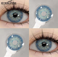 EYESHARE Blue Colored Contact Lenses – 14.2mm, Yearly Use