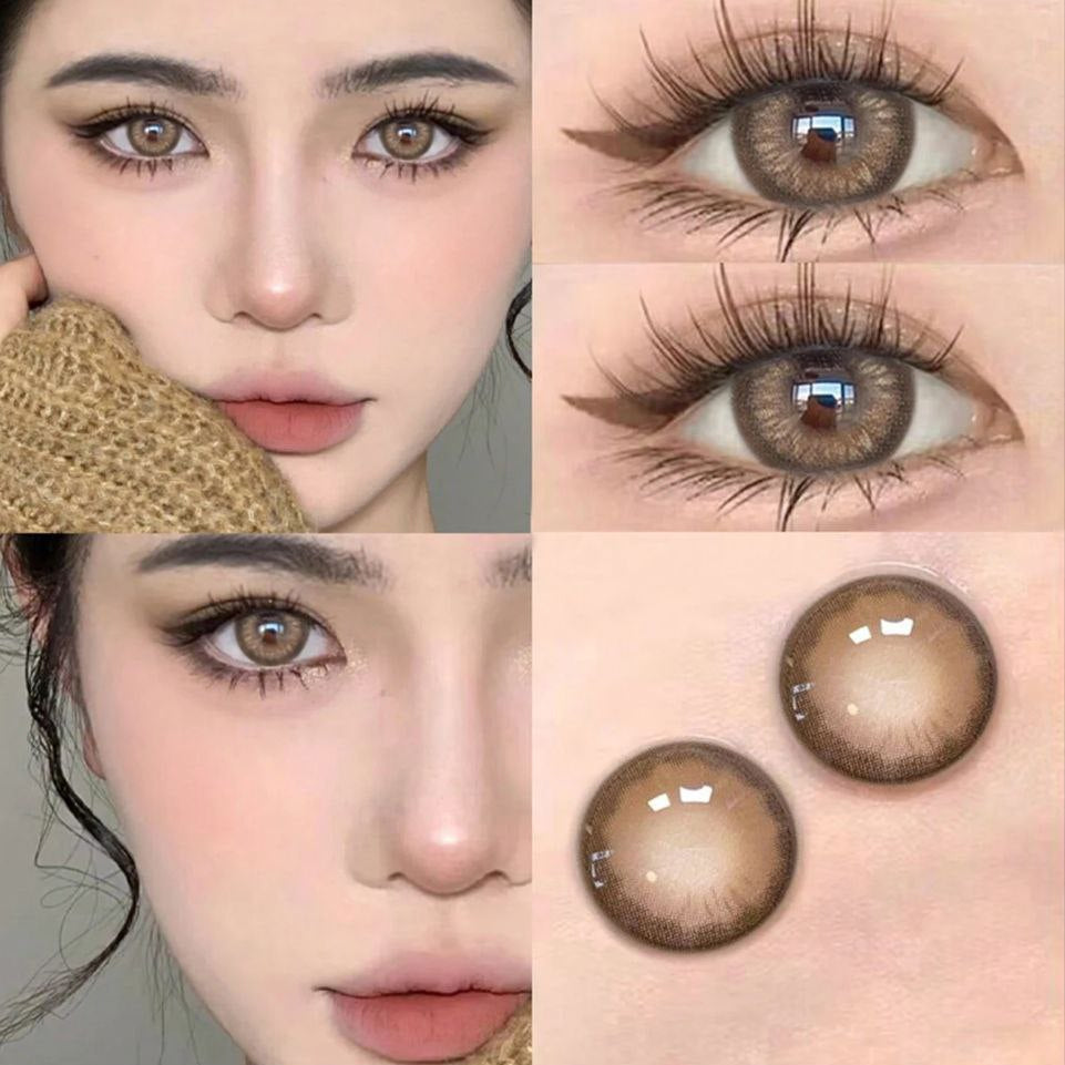 Brown 14.5 mm 6‑Month Colored Contact Lenses | Eye Enhancing Style