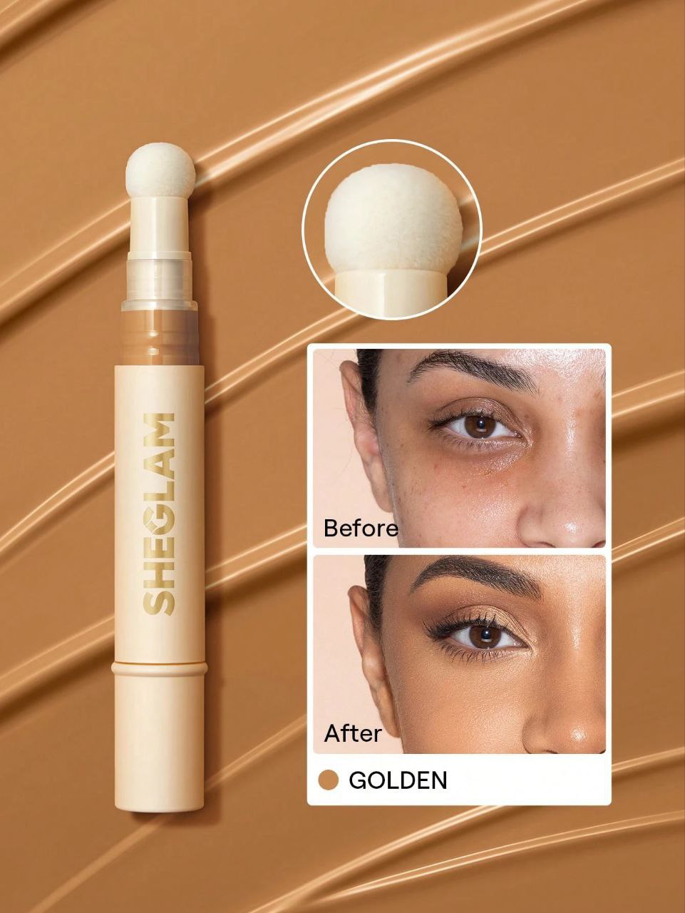 SHEGLAM Complexion Boost Matte Concealer – Sponge Head – Multiple Shades