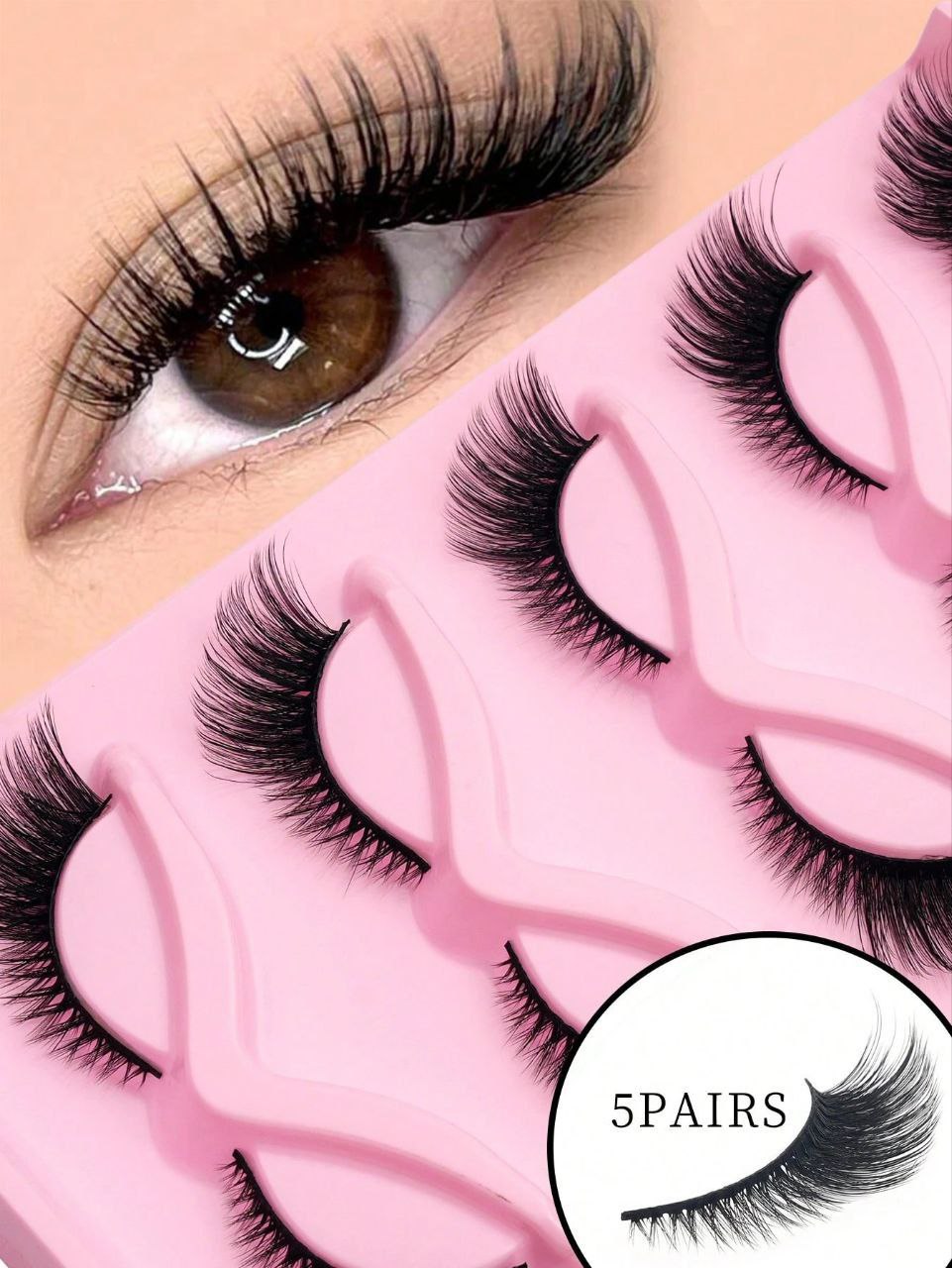Eyelashes Set ( 5 Pairs )