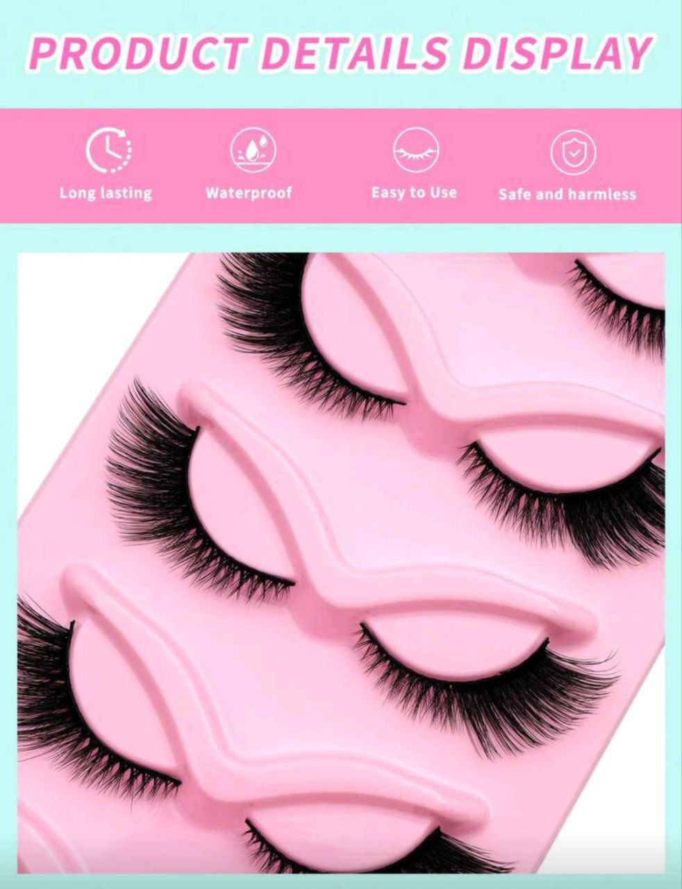 Eyelashes Set ( 5 Pairs )