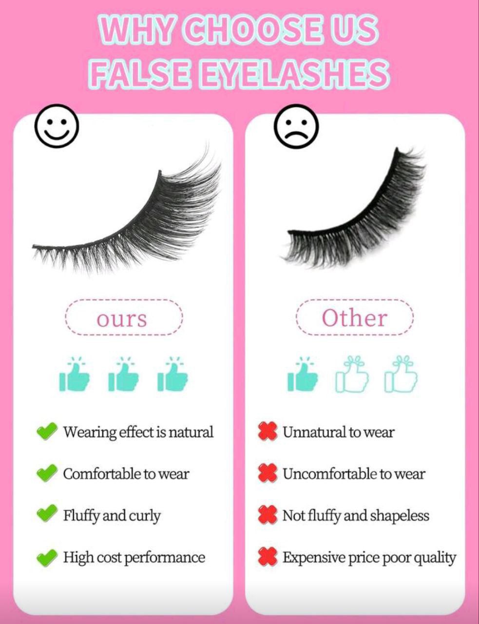 Eyelashes Set ( 5 Pairs )