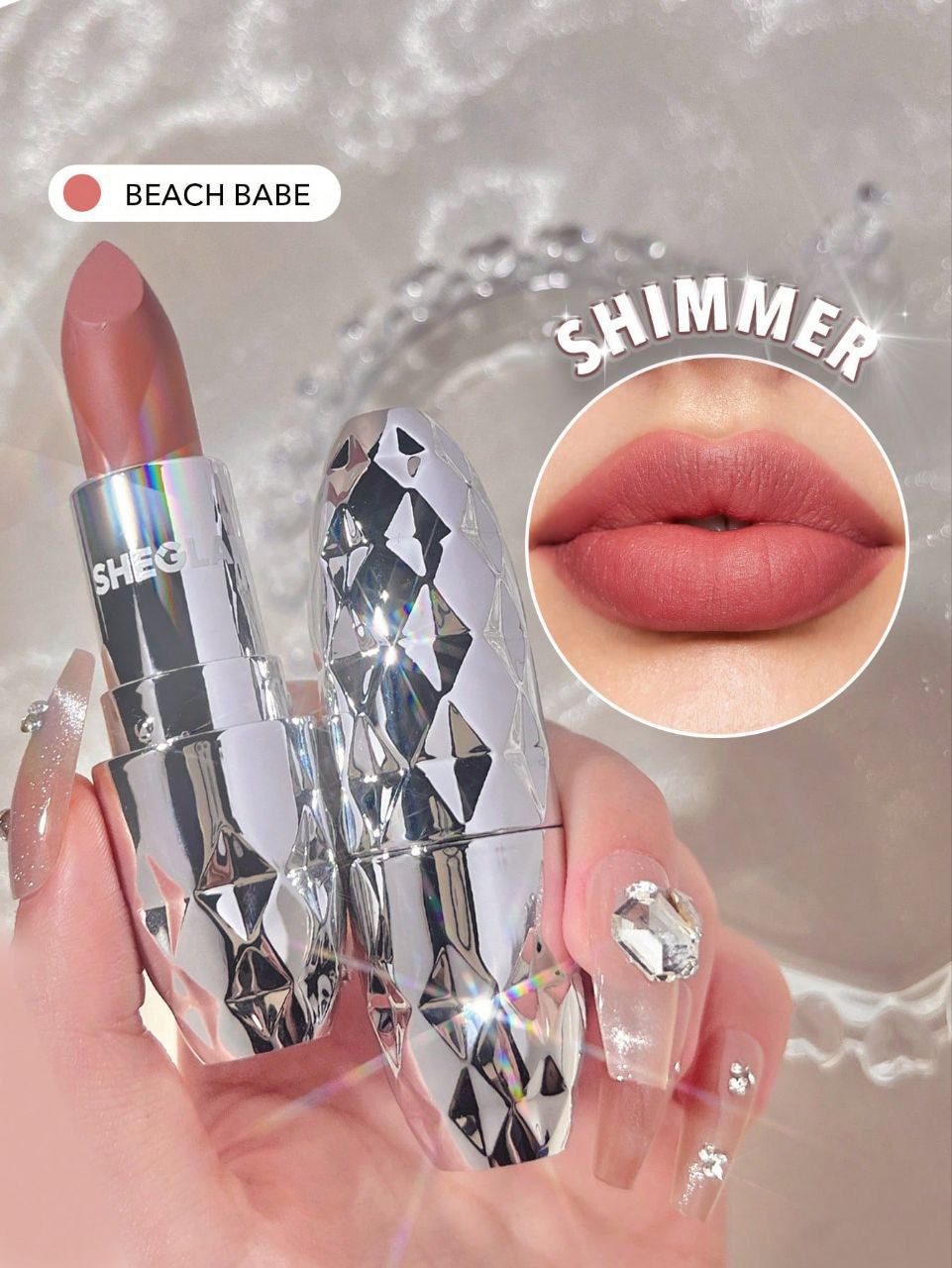 SHEGLAM Starlight Velvet Lipstick – Shimmer Matte Collection