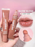 SHEGLAM Power Bouquet Lip Gloss – Sunny Sands Tinted Lip Oil