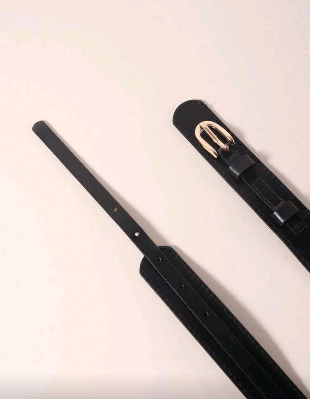 Women’s Slim Waist Belt – Elegant Decorative Design (Black & Brown)