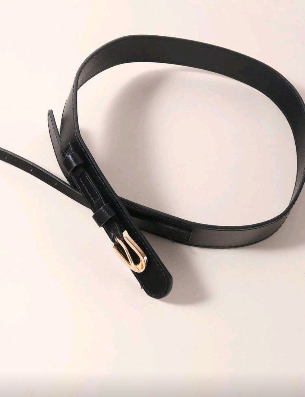 Women’s Slim Waist Belt – Elegant Decorative Design (Black & Brown)