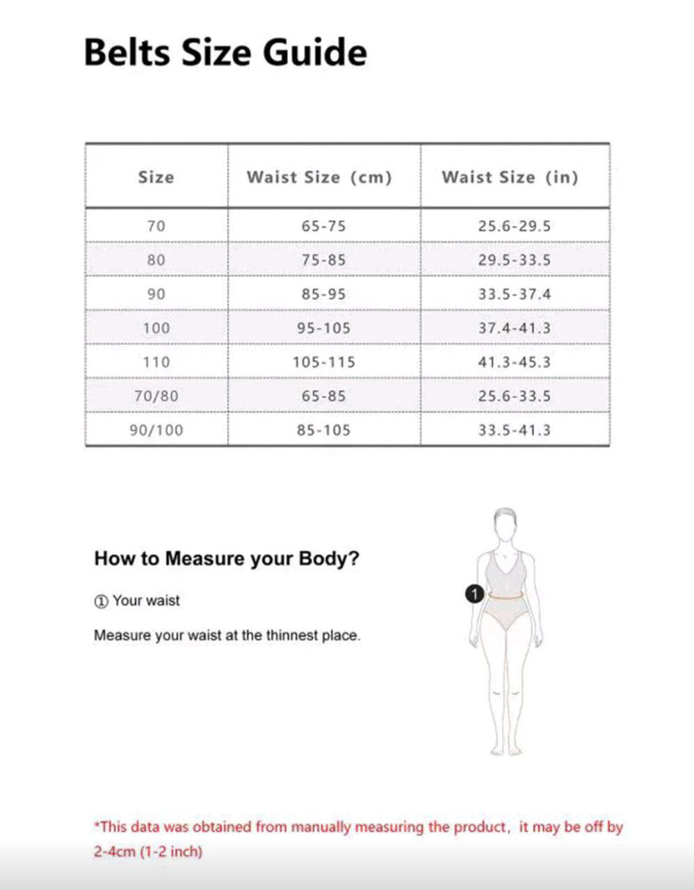 Women’s Pointed-End Belt – Gold Buckle (White, Black & Brown Shades)