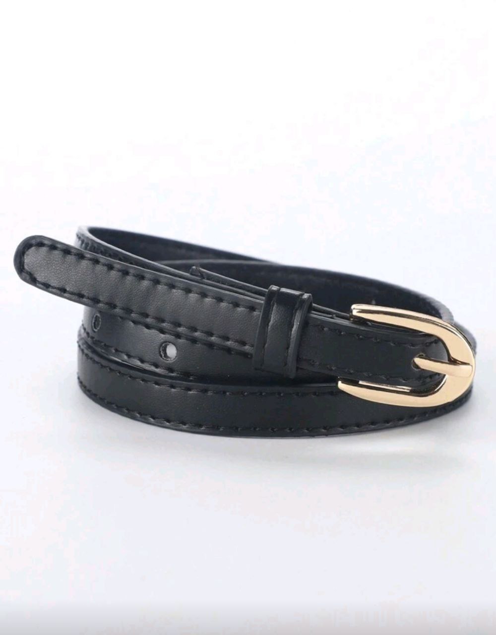 Women’s 2-in-1 Chic Belt – Metal Buckle (Brown & Black)