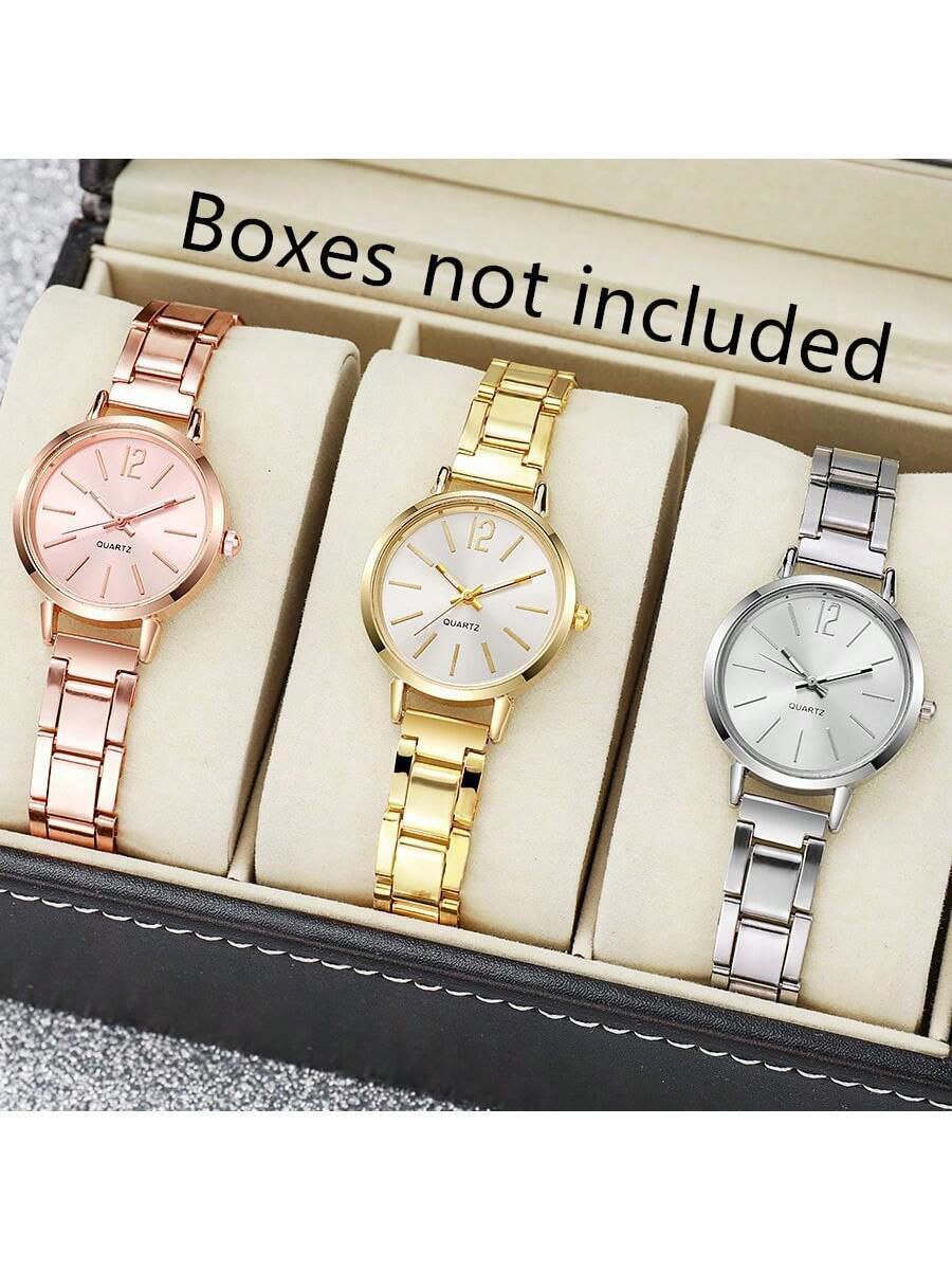 Elegant Alloy Strap Quartz Watch for Women – Everyday Style