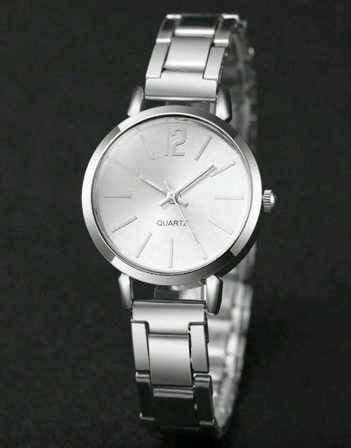 Elegant Alloy Strap Quartz Watch for Women – Everyday Style