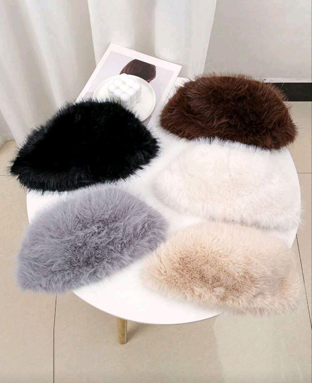 Chic Faux Fur Winter Hat – Soft Rounded Design