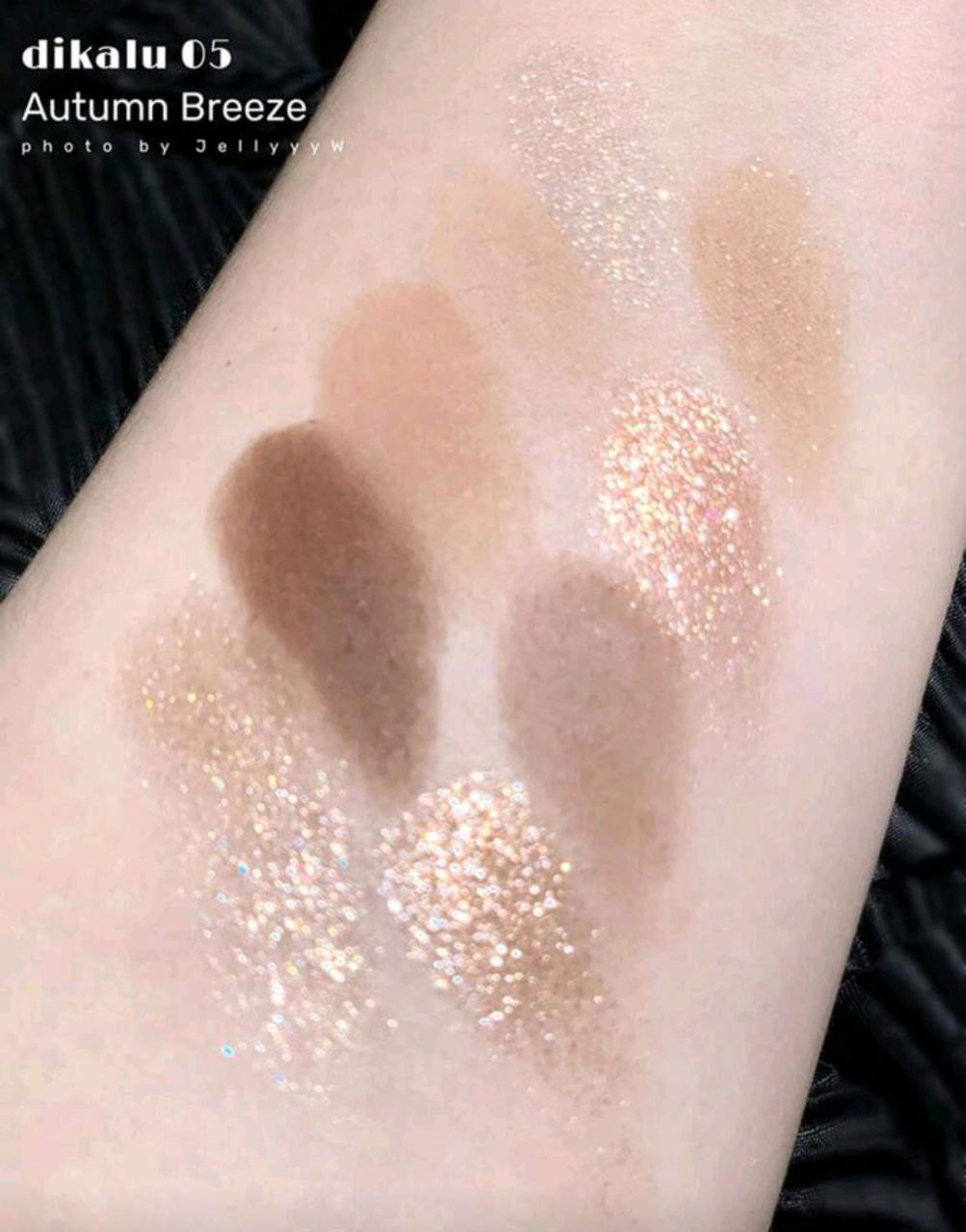 9-Color Eyeshadow Palette – Brown Tones, Semi-Matte & Shimmer, Long-Wear