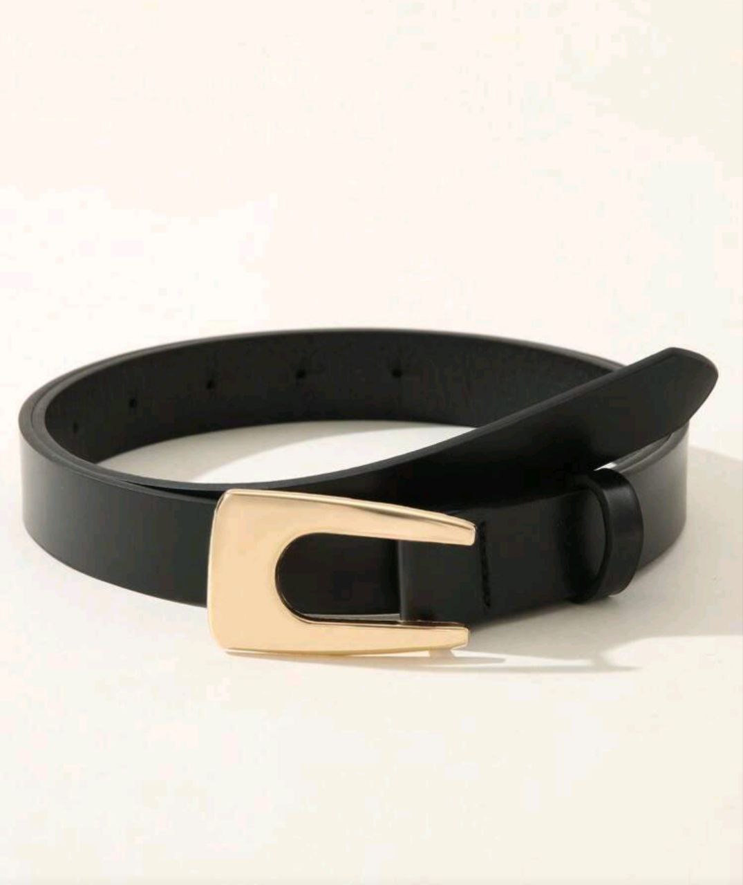 Viral Gold U-Buckle Waist Belt – Elegant Women’s Fashion Belt