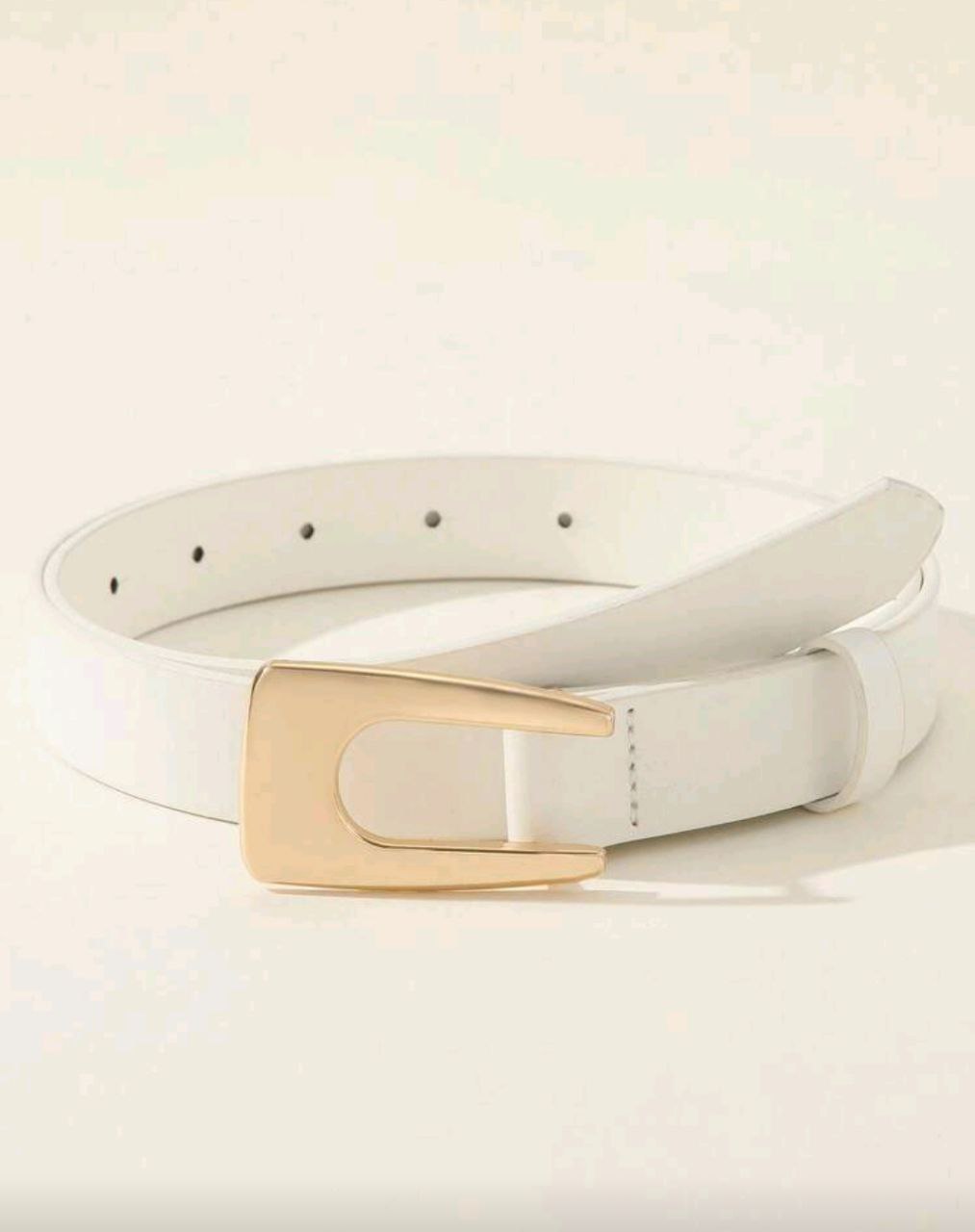 Viral Gold U-Buckle Waist Belt – Elegant Women’s Fashion Belt