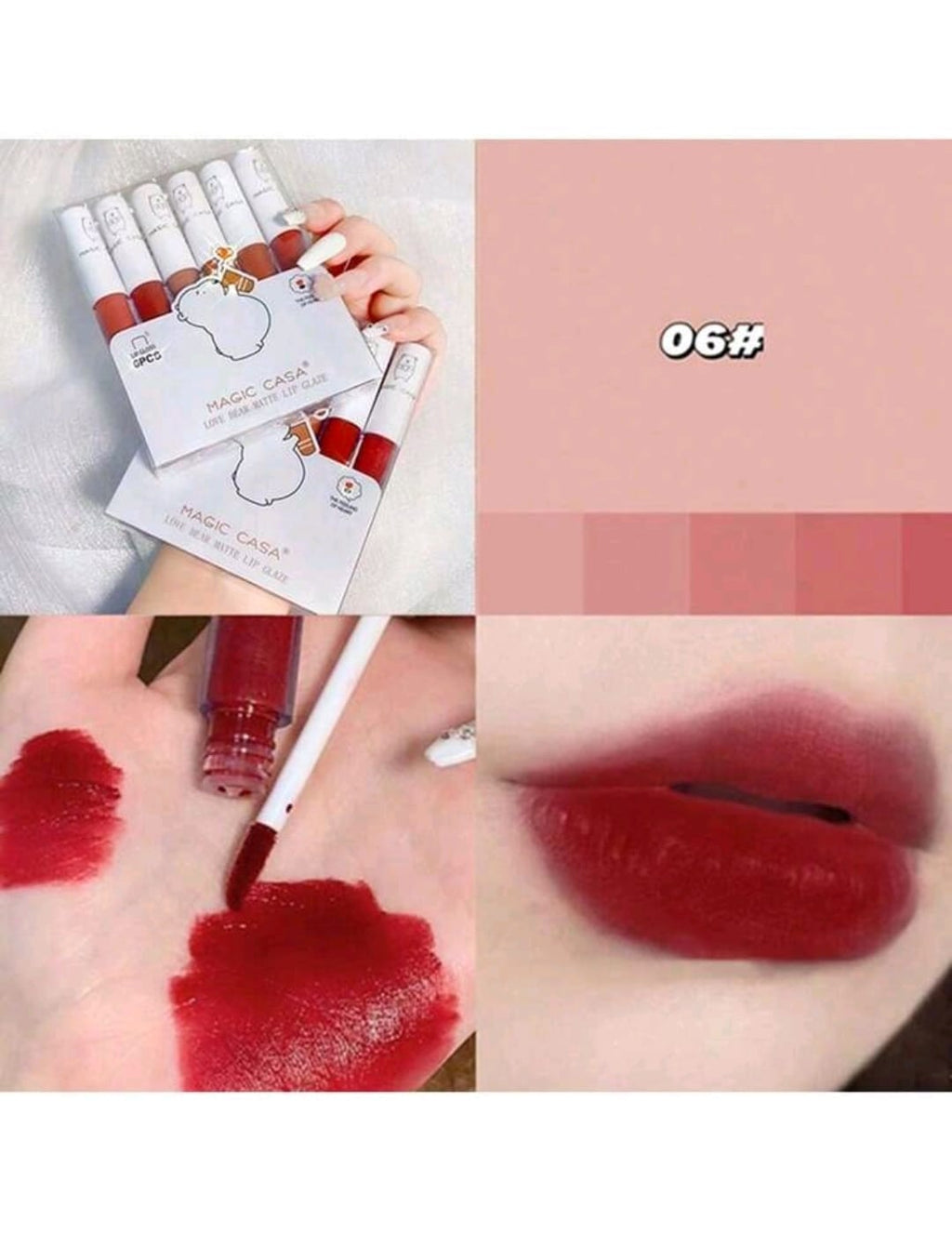 Matte Lipstick Set ( 6 shades )