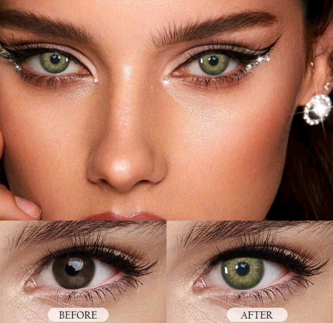 Green Colored Contact Lenses – 14.5mm Annual Soft Cosmetic Lenses