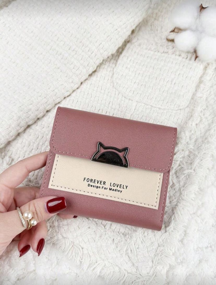Compact Folding Bifold Wallet for Women – Small Pocket Wallet