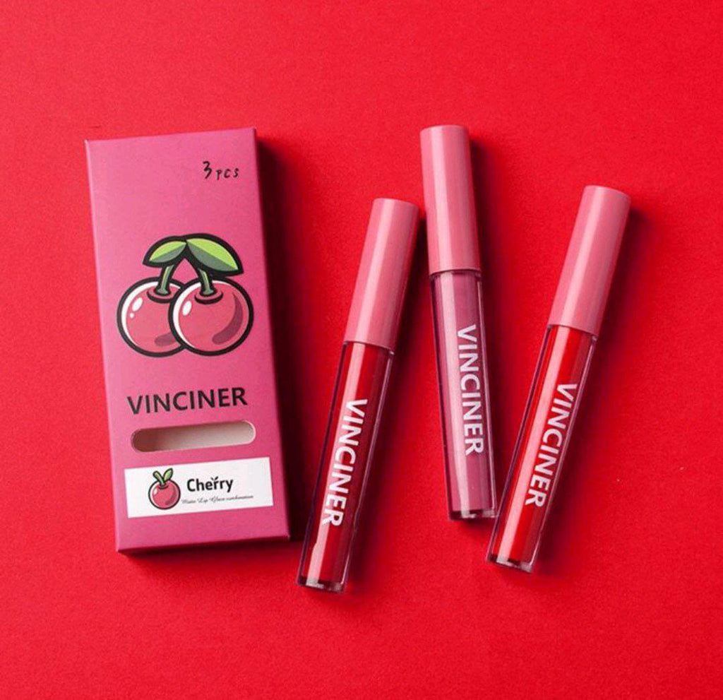 Red Matte Lipstick Set ( 3pcs )
