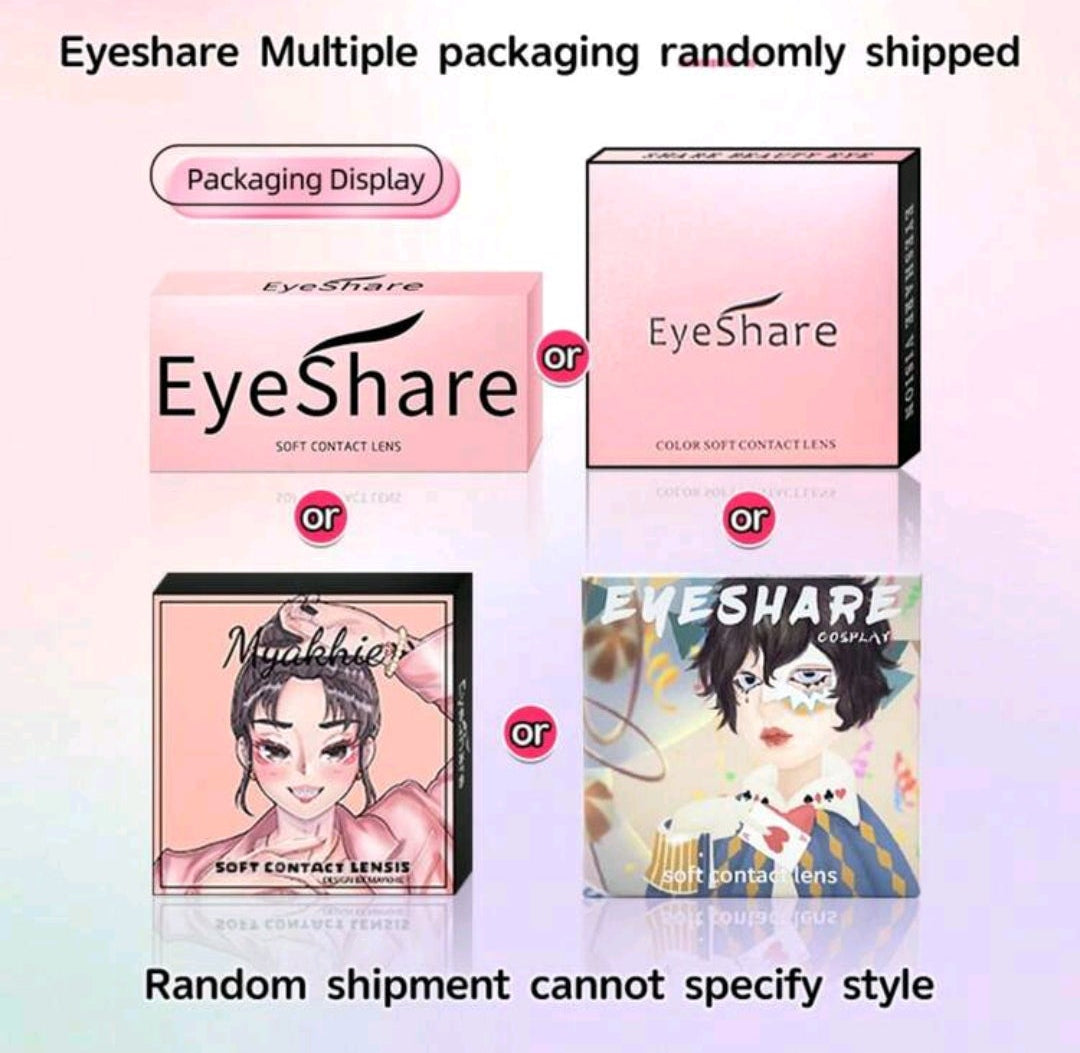 EYESHARE Brown Colored Contact Lenses – 14.5mm Annual Soft Lenses