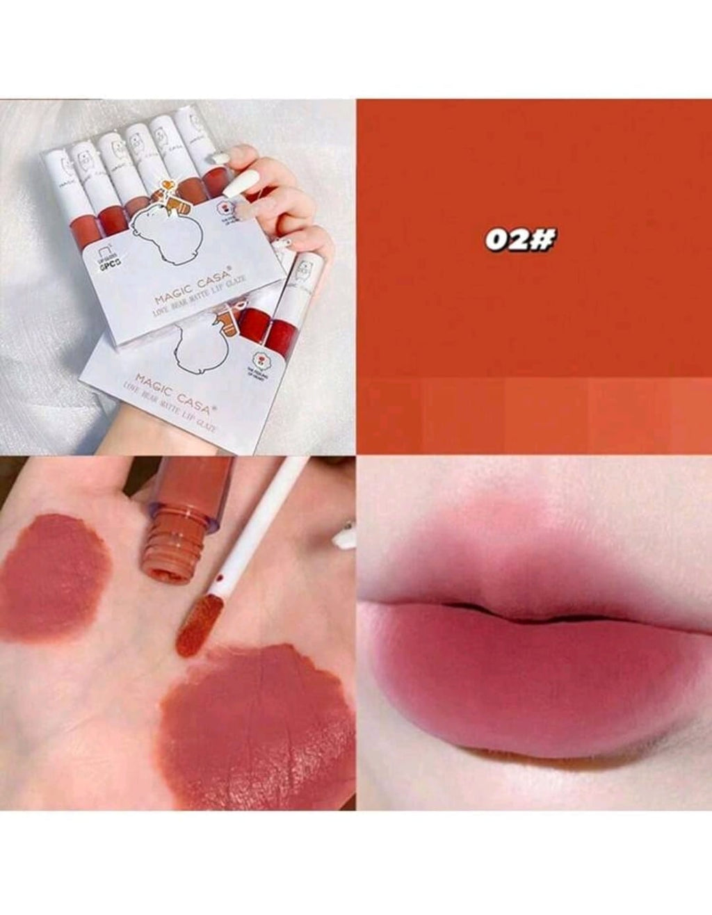 Matte Lipstick Set ( 6 shades )