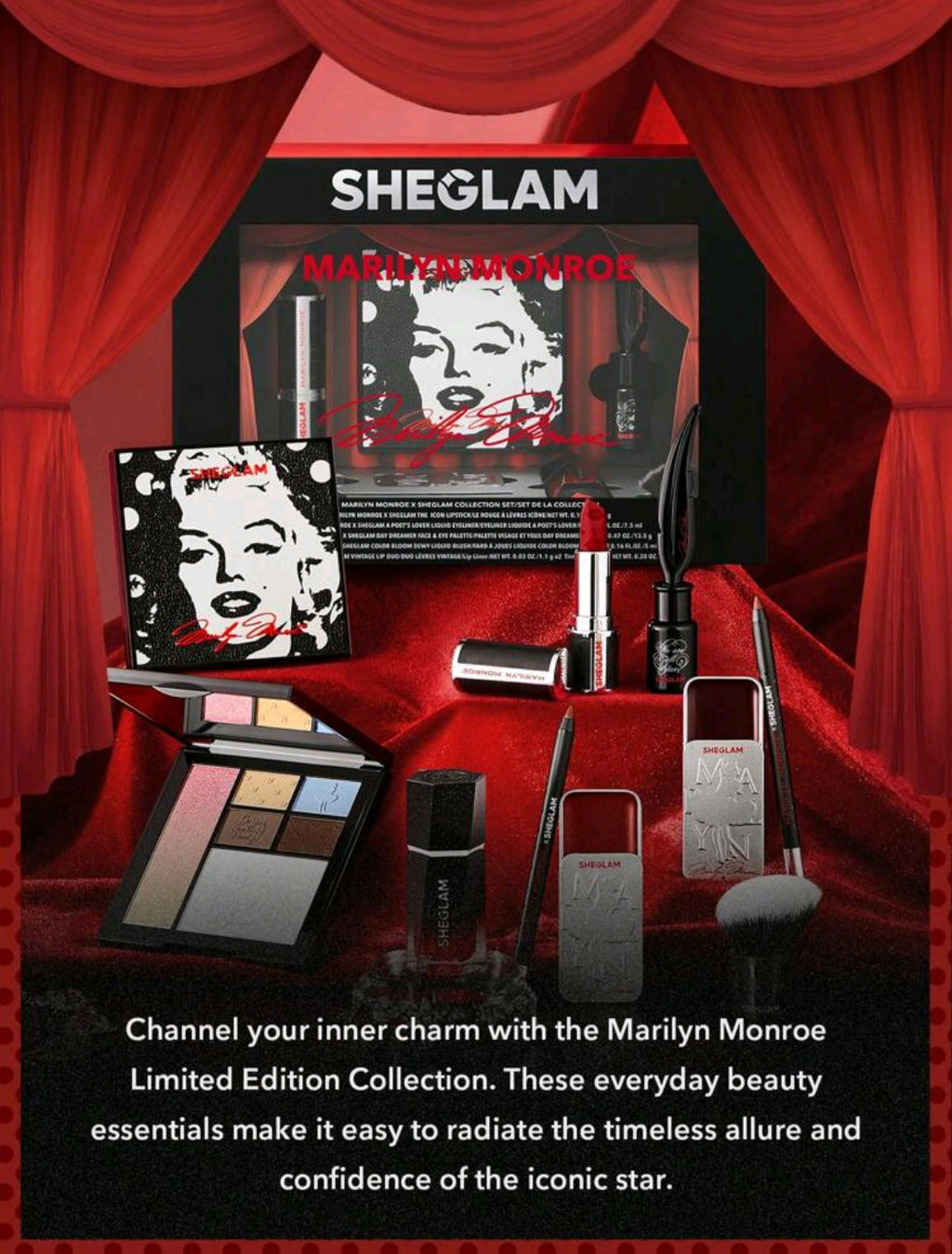 Marilyn Monroe X SHEGLAM The Icon Lipstick – XOXO Valentine Red
