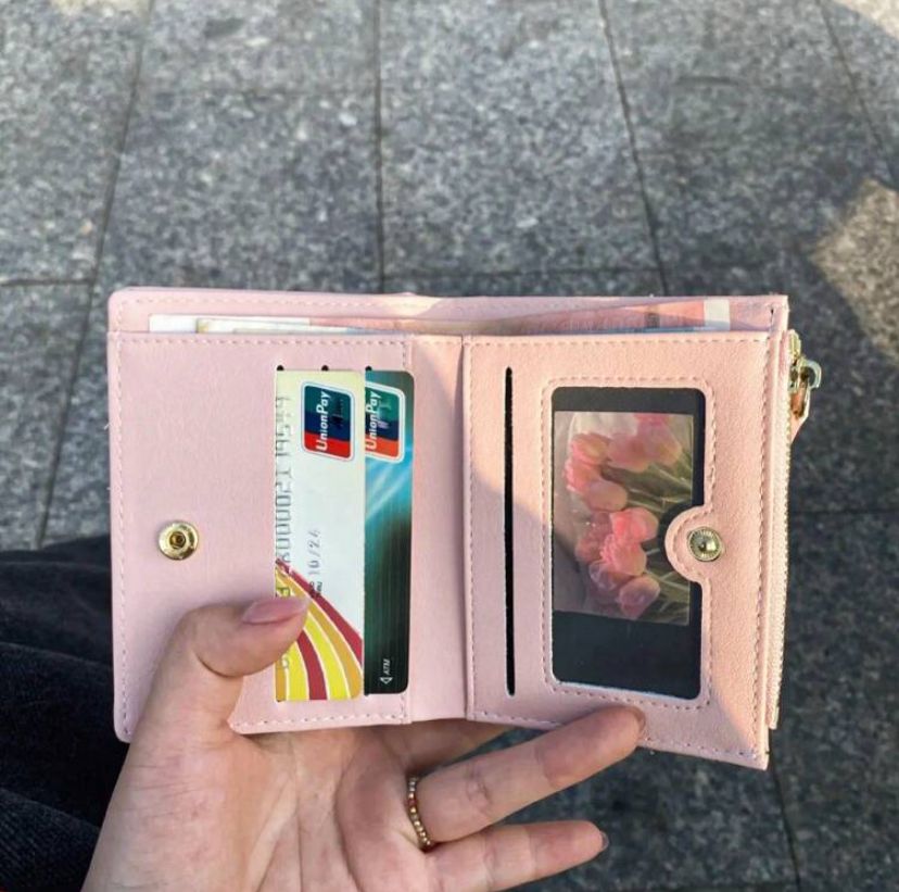Women’s Large Capacity Floral Wallet – Korean Style Chic Design