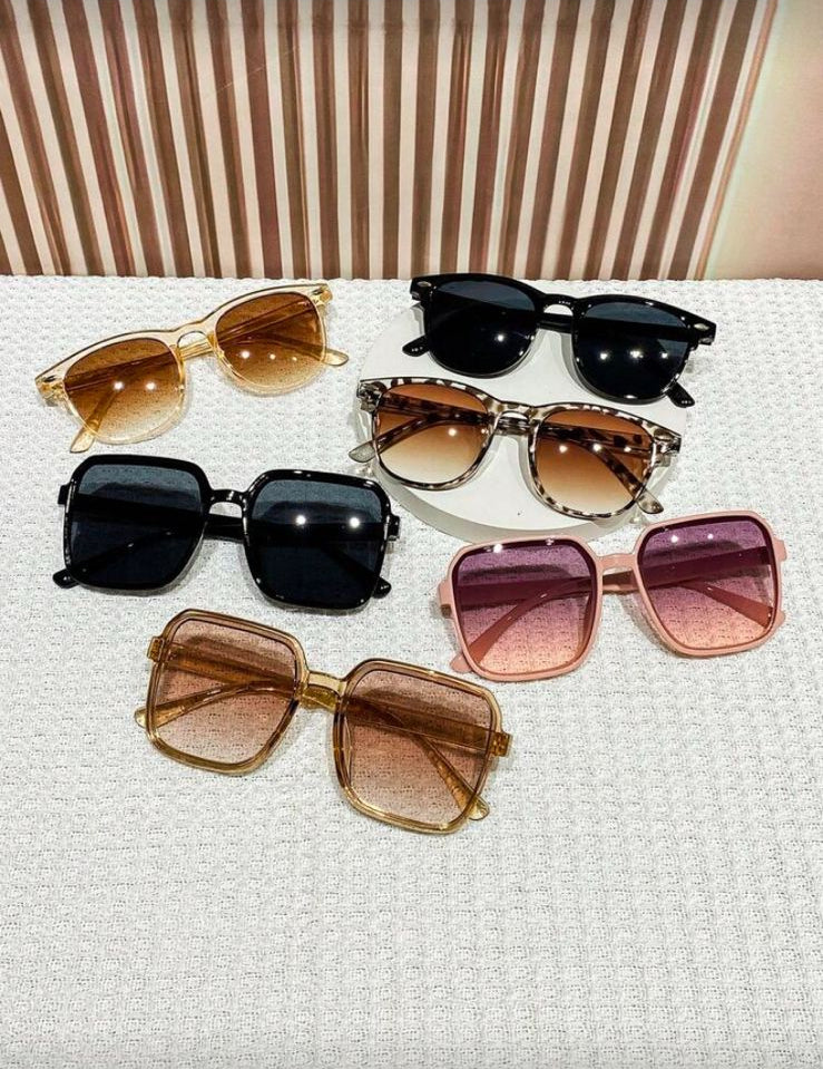 Women's Geometric Retro Chic Fashion Sunglasses – 6 Colors