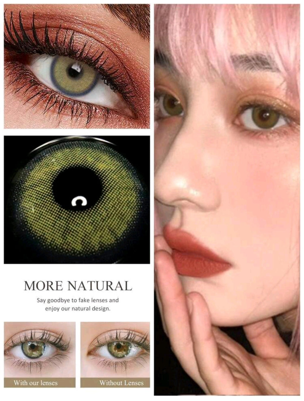 Lalens Neala Green Contact Lenses – 14.0mm Annual Wear