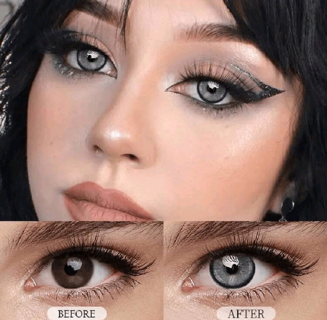 Gray Colored Contact Lenses – 14.5mm, Yearly Use
