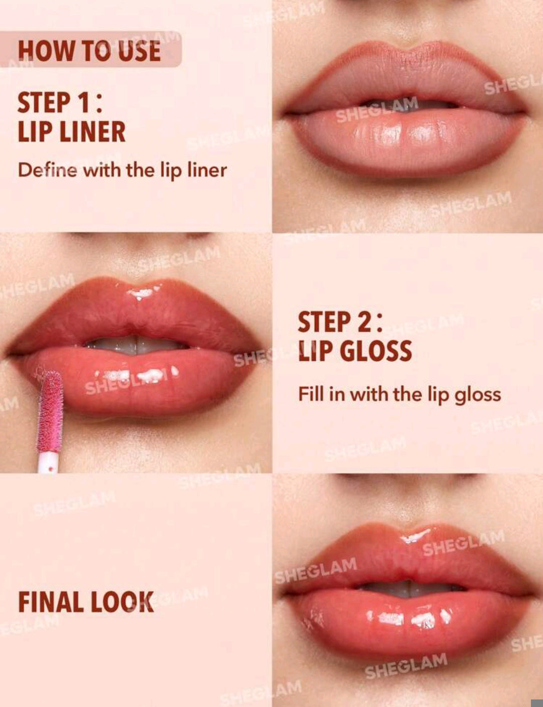 SHEGLAM Lip Rules Liner & Gloss Pen – Play Fair 2-In-1 Lip Combo