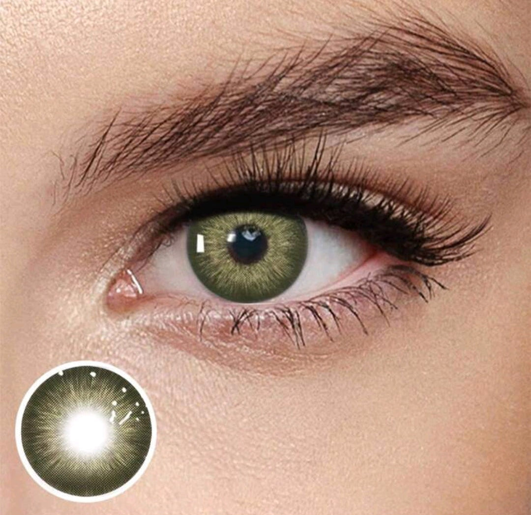 Green Colored Contact Lenses – 14.5mm Annual Soft Cosmetic Lenses