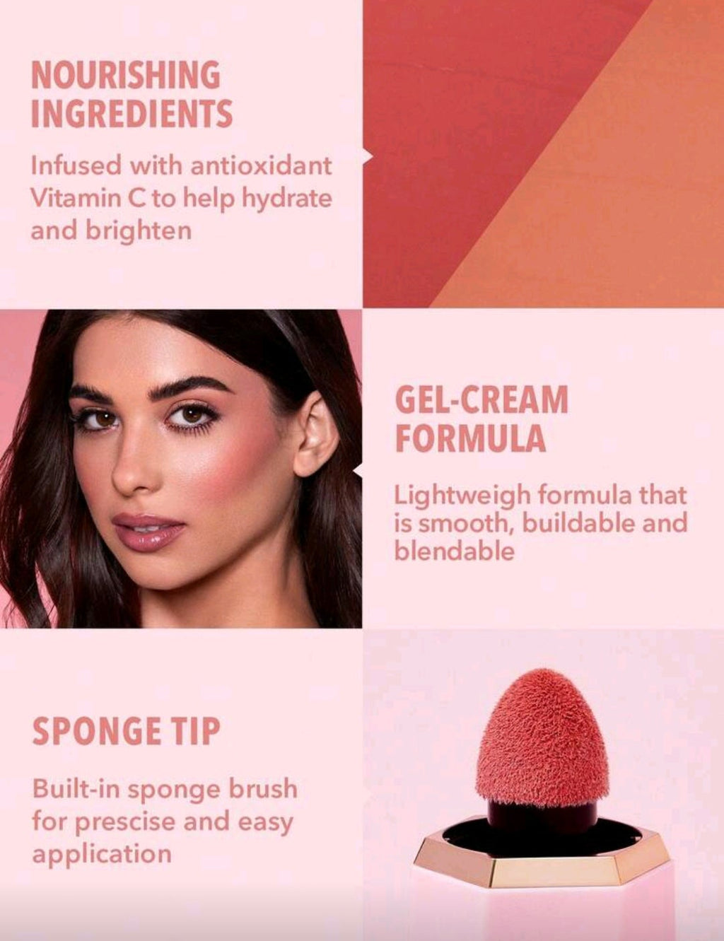 SHEGLAM Color Bloom Liquid Blush – Matte Gel Cream Long-Lasting Blush  ( Love Cake, Rose Ritual, On Point)